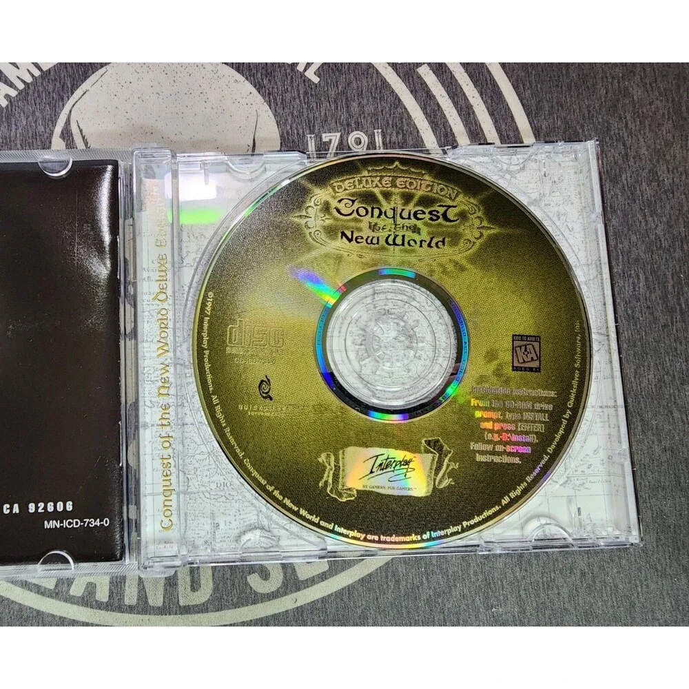 Conquest of the New World Big Box Vintage PC Game CD Included